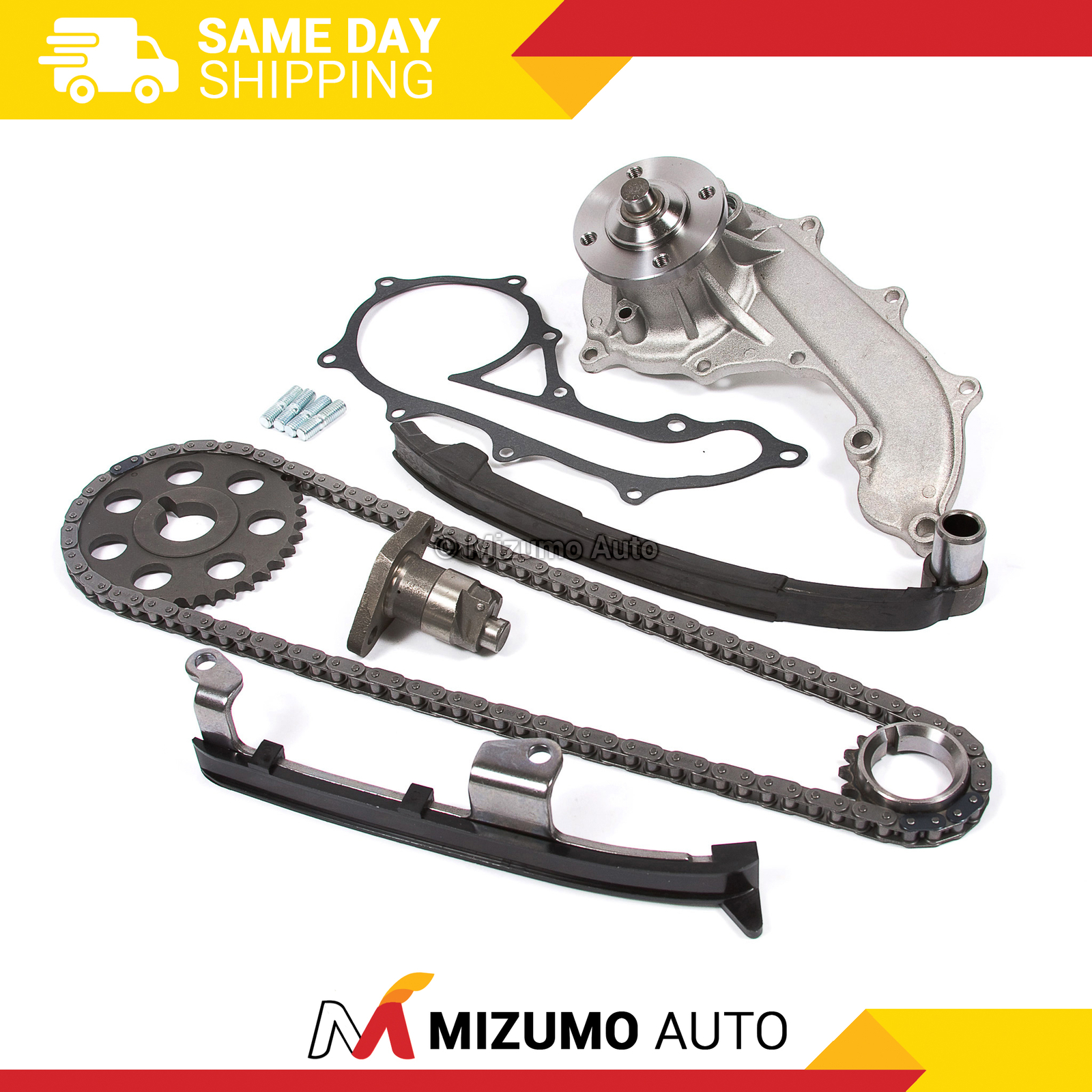 Timing Chain Kit Water Pump Fit 9504 2.4l Toyota DOHC 16v 2rzfe