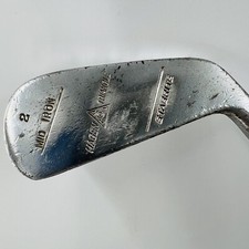 Antique Hagen Triangle Stabrite Mid Iron Hickory Shaft Original Grip Wrap RH