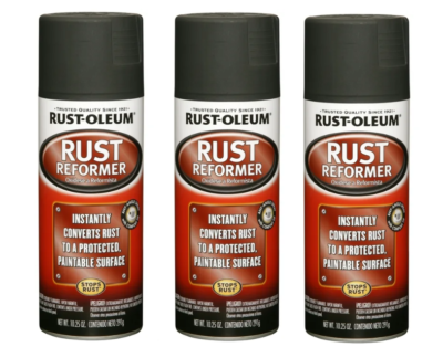 #ad Rust Oleum Stops Rust Converter Rust Reformer Spray Flat Black Finish 10.25 oz $32.96