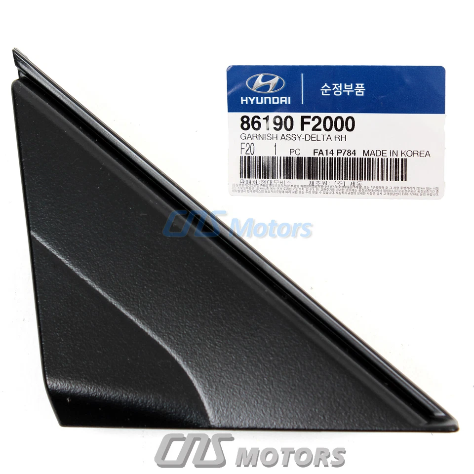 ⭐OEM⭐ A-Pillar Corner Trim Molding RIGHT for 2017-20 Hyundai Elantra 86190F2000 - Изображение 3 из 3
