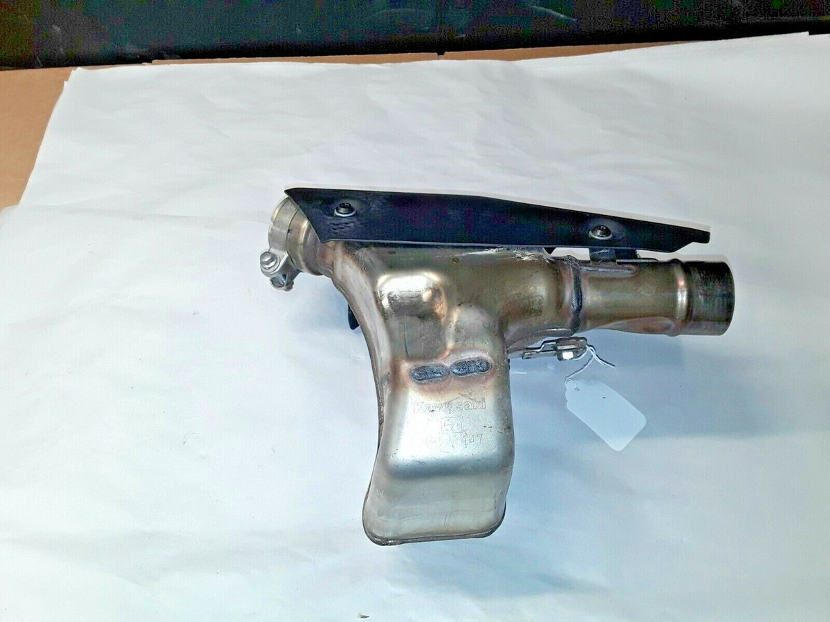 2013-19 KAWASAKI NINJA ZX6R EXHAUST MID PIPE & PIPE SHIELD 2013-19 KAWASAKI NINJA ZX6R EXHAUST MID PIPE & PIPE SHIELD