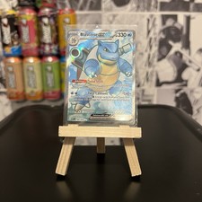 Blastoise Ex 184/165 Scarlet Violet 151 Full Art Ultra Rara Carta Holo Pokémon NM