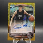 2025 Bowman Chrome 1st Gold Shimmer Autograph /50 Davis Fogle Gonzaga SP JG8