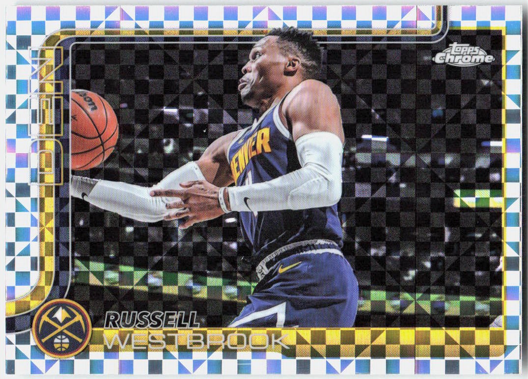2025-26 Topps Chrome - X-Fractor Russell Westbrook 15