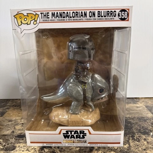 Funko Pop! Deluxe: Star Wars - The Mandalorian on Blurrg #358