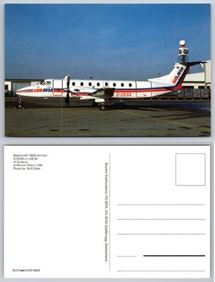 Sudavia Beechcraft 1900C Airliner Postcard