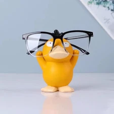 Miniso Pokemon Psyduck Glasses Stand Cute Anime Ornament Eyewear Display Holder