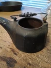Vintage Griswold Cast Iron Minature Tea Pot Handled Kettle  Salesman Sample