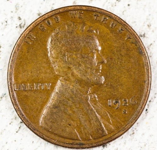 1926-S Lincoln Wheat Cent, Wheat Penny VF - Very Fine #1463