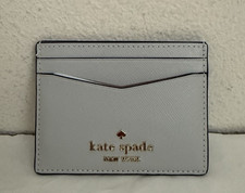 NWT Kate Spade Staci Small Slim Leahter Card Holder Wallet 79 STONE PATH