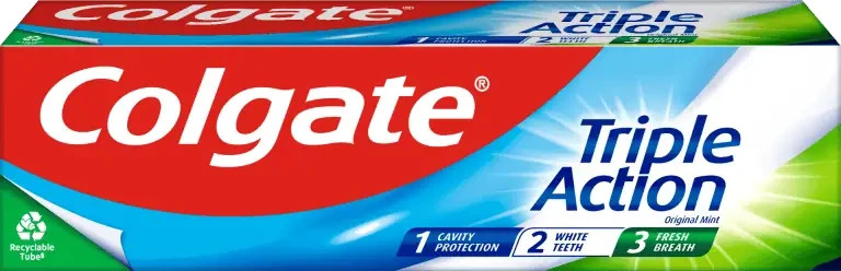 Colgate Triple Action Toothpaste 75ml - 12 pack