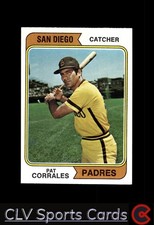 San Diego Padres Pat Corrales #498 Topps Baseball Near Mint or Better