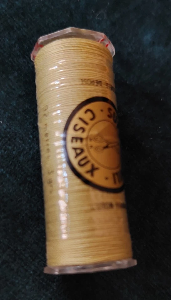 Bobine fil coton super simili ciseaux Wallaer frères Lille vert clair - Photo 3/3