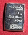 Vintage .999 FINE SILVER Mini Bar! 1 Gram!