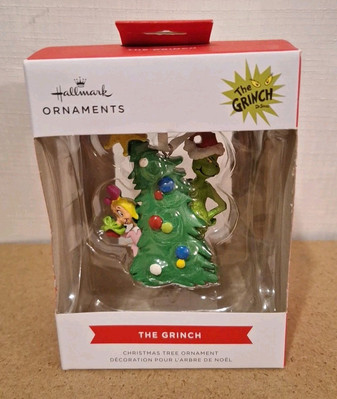 Hallmark Dr. Seuss's How The Grinch Stole Christmas Grinch w/Cindy Lou Ornament