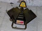TMNT TEENAGE MUTANT NINJA TURTLES 1989 TECHNODROME BLACK PLATFORM PIECE EX COND