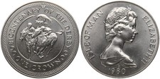 United Kingdom - Isle of Man One 1 Crown 1980 - Derby