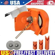 Electric Drill Bit Sharpener Multifunction Scissor/Knife Drill Sharpening Tool
