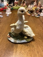 Vintage 1982 Homco Ducklings Porcelain Masterpiece Collection