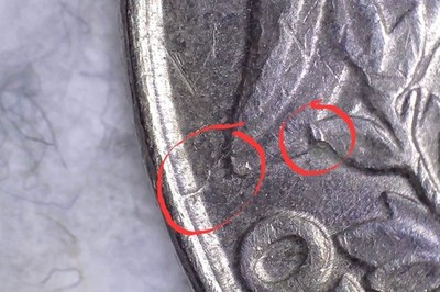    1995 P Washington Quarter Dollar Error Coin Die Chip & Die Cracks