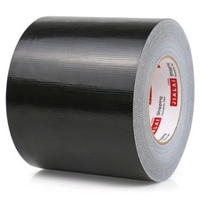 Cinta Adhesiva Ancha Negra Industrial 5" x 55 yd, Resistente al Agua