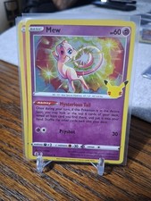 Mew Holo Rare Celebrations 011/025 TCG Card Sword & Shield Foil 2021