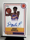 2024 Drake Powell Topps Chrome Mcdonald's On-Card Auto #EA-DP (RC) Brooklyn Nets
