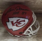 Len Dawson - HOF 87 Signed Kansas City Chiefs Mini Helmet - RADTKE Sports COA