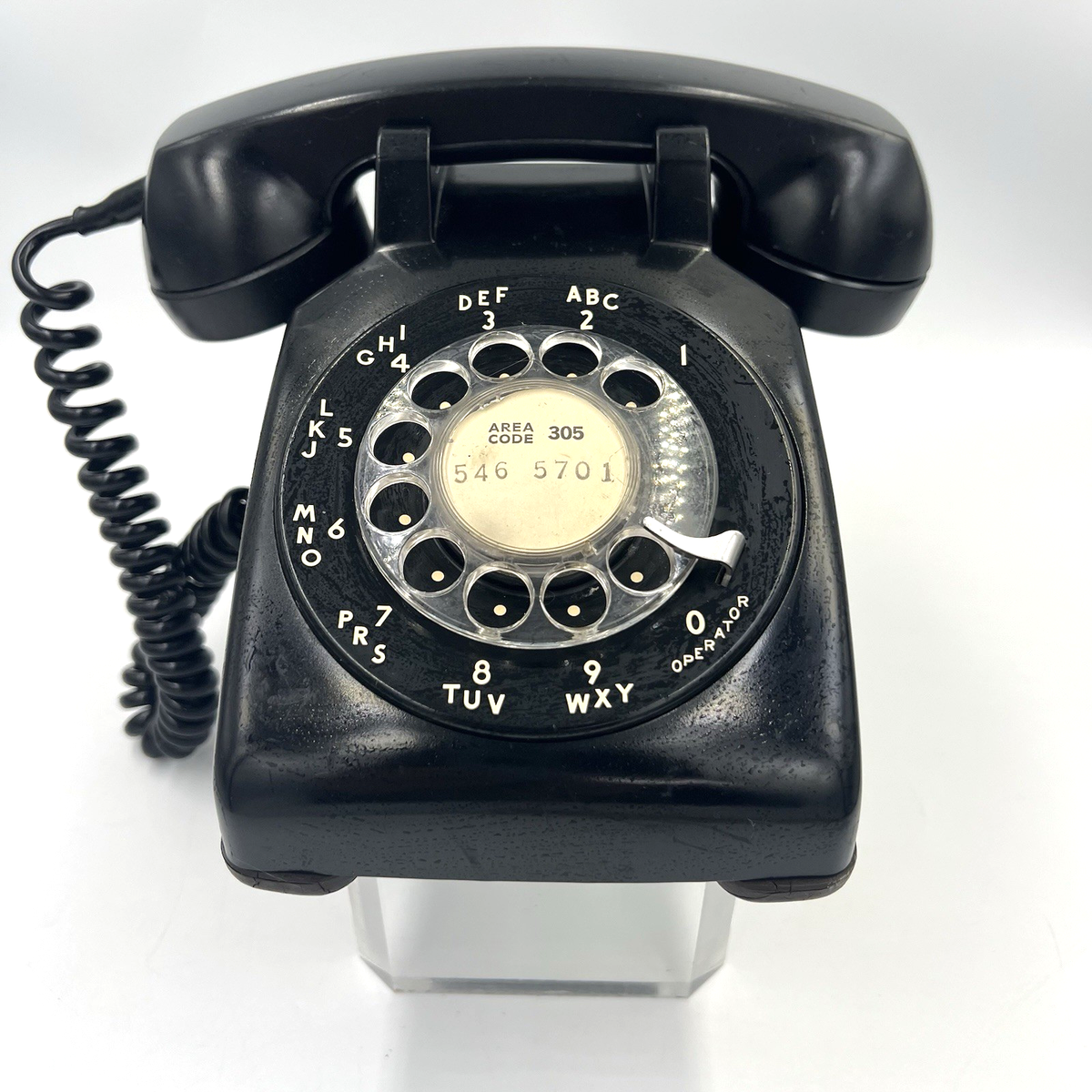 Vintage Western Electric Bell System Model 500 Black Rotary Phone