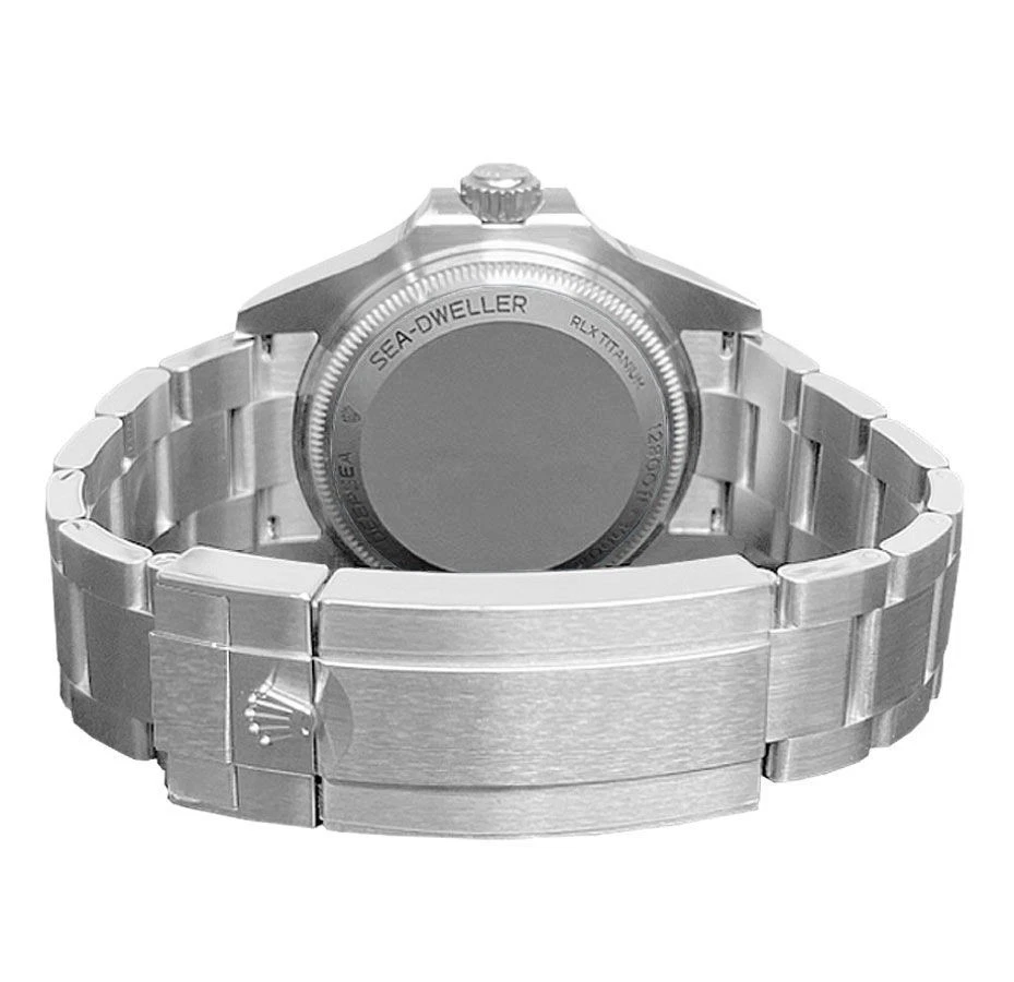 Reloj Rolex Deepsea Sea-Dweller 136660 esfera azul bisel negro 44 mm acero para hombre Foto 3 de 4