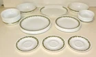 LOT Vintage CORELLE Pyrex Spring Blossom CRAZY DAISY ~ 38 Pieces ~ Service for 8