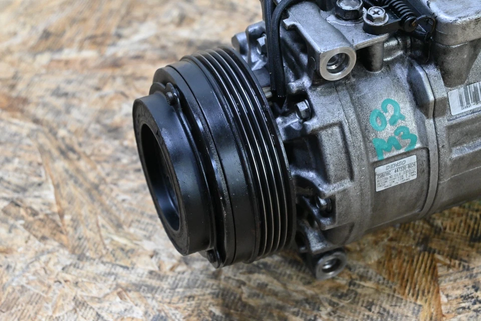 BMW E39 E46 1996-2006 525 M3 motor aire acondicionado compresor embrague conjunto 124 k OEM Foto 2 de 4