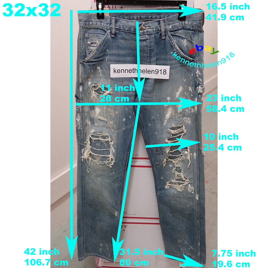 DENIM & SUPPLY RALPH LAUREN STRAIGHT DISTRESSED JEANS