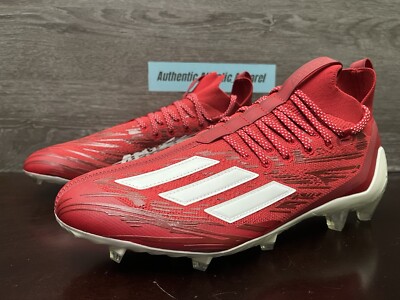 Adizero Cleats Solid Red Football Cleats Adidas Adizero Electric