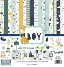 Echo Park Collection Kit 12"X12"-It's A Boy
