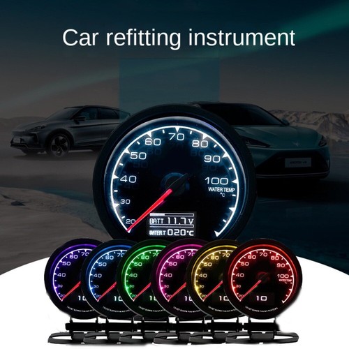 62mm 2.5 Inch Racing Meter 7 Color Air Fuel Ratio Gauge Turbo Boost