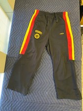 Vtg Men's FILA SPORT GERMANY Zip Track Exercise Pants SMALL Embroidered Logo