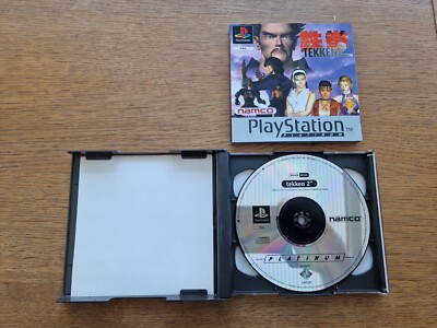 Tekken 2: Platinum Sony Playstation PS1 Spiel + Anleitung