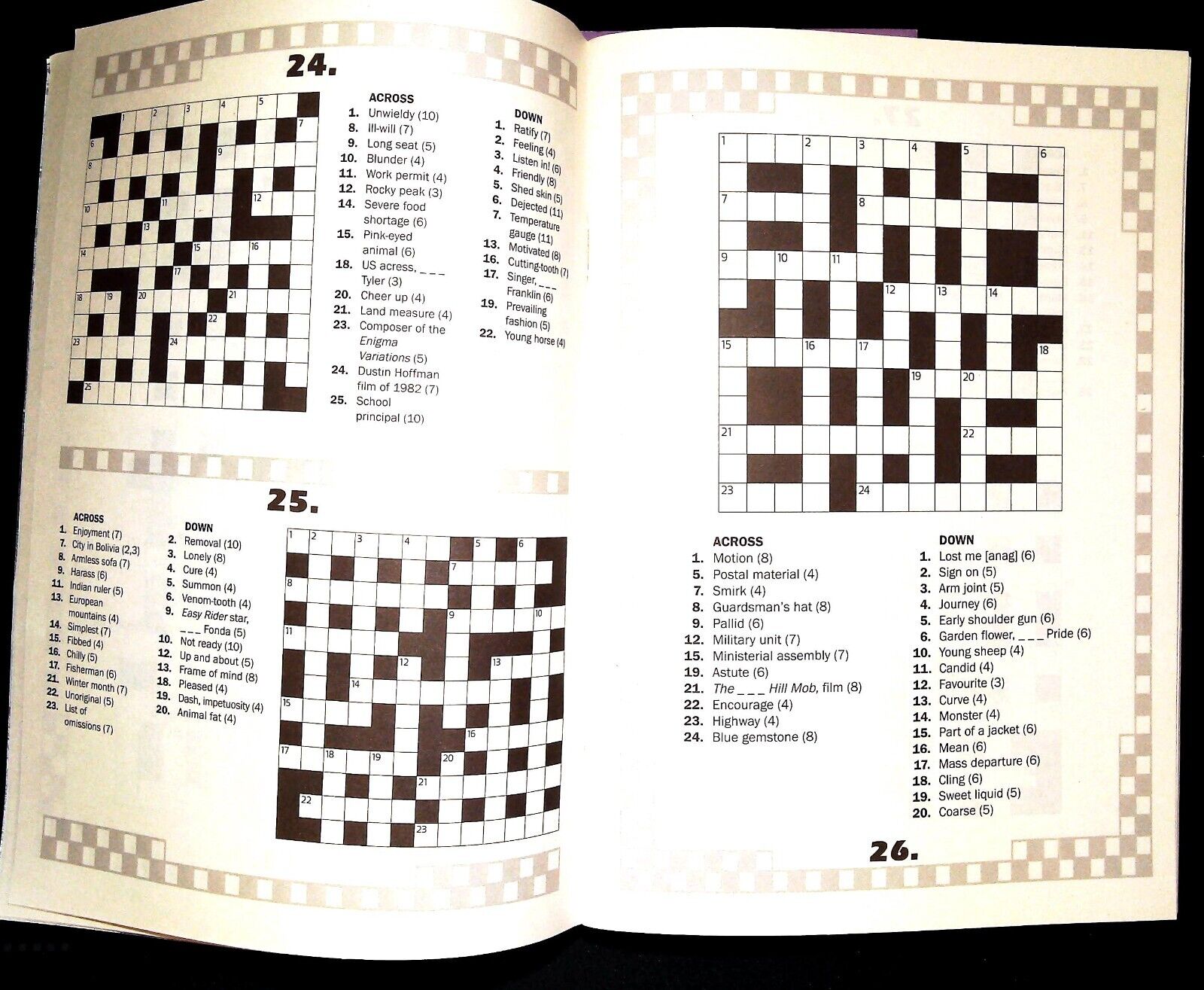 OOPS, sorry for the crossword blunder