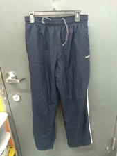Reebok Womens Dark Blue Track Pants Size L Athletic Sweatpants