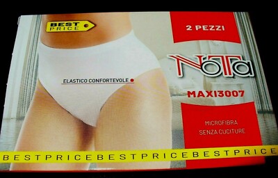 slip donna LIABEL NOTA vita alta microfibra seamless NERO Tg 50