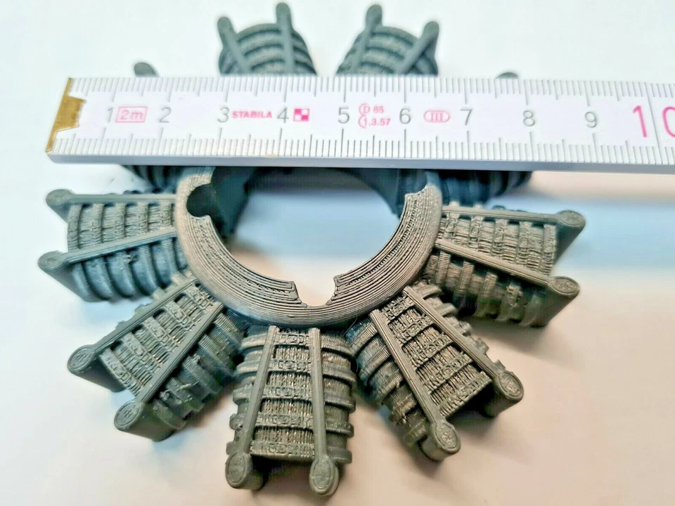 Sternmotorattrappe aus dem 3D Drucker mit ABS für E-Motoren D= 48 mm AD= 158 mm - Bild 2 von 4
