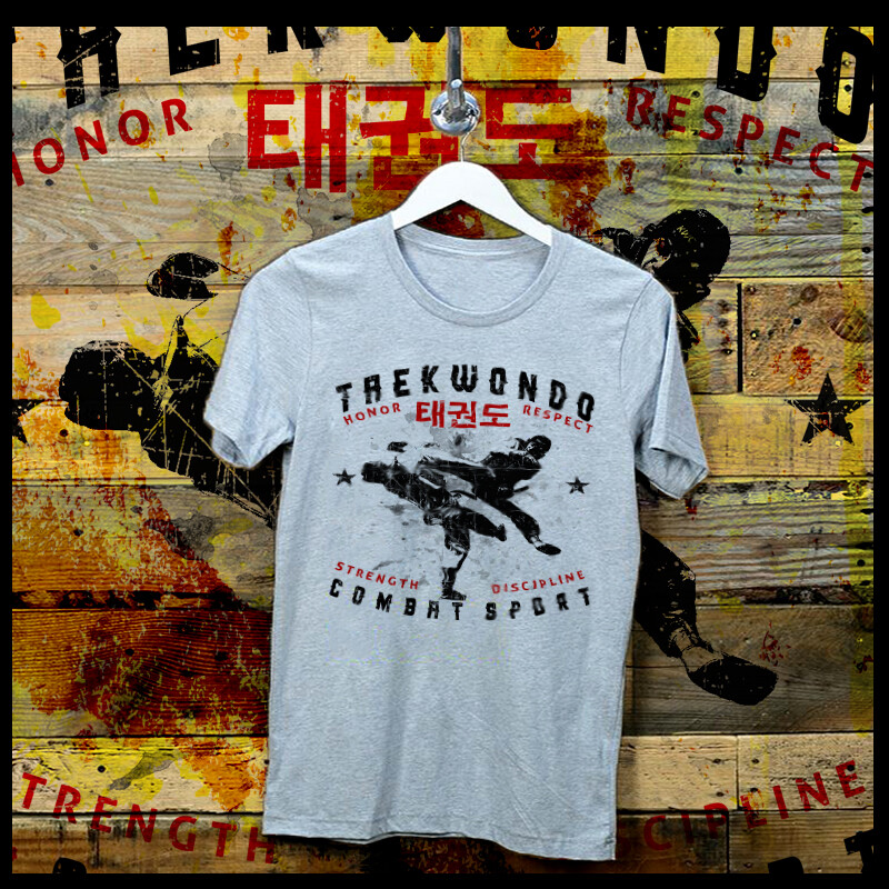 Camiseta Guerrero Fitness Taekwondo Artes Marciales Cross Fit vs Muay Thai Entrenamiento