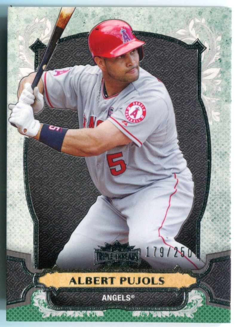 2014 Topps Triple Threads Emerald #72 Albert Pujols /250 St. Louis Cardinals
