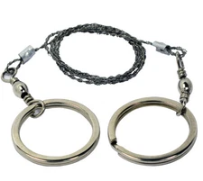 Survivalist Wire Saw Stainless Steel Wood Camping Emergency Survival Backpacking