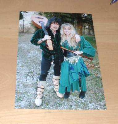 Ritchie Blackmore & Candice Night, Original Signed Photo 20x28 cm (T590) + COA