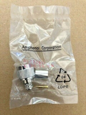 2 Stück Steckverbinder N1121A1-NT3G-7A Amphenol 50  , gerade