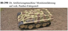 MGM 080-390 1/72 Resin WWII German Artillery/Ammo Tractor-Short Panther Chassis