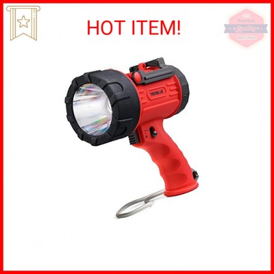 YIERBLUE Rechargeable Spotlight with 200000 Lumen LED, IP67 Waterproof Handheld