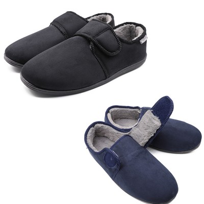 mens house shoes wide width